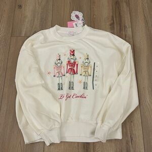 Target Women’s Nutcracker Fleece Sweatshirt Vinyl Threads